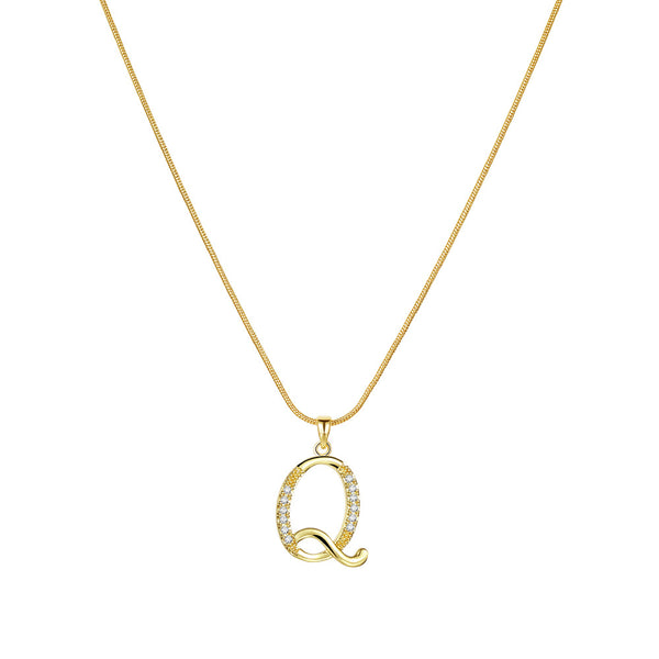 Lily Initial Necklace